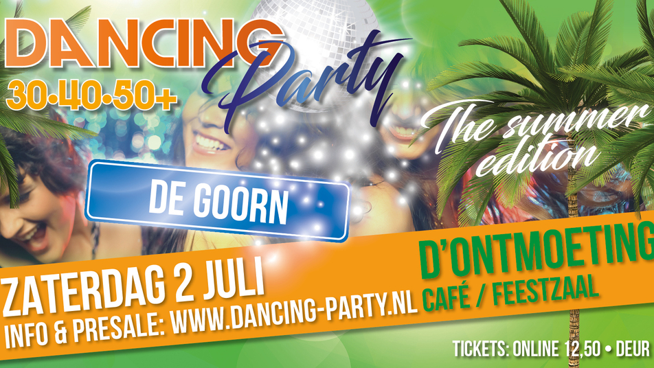 30 40 50 plus Dancing Party De Goorn - Dansfeest