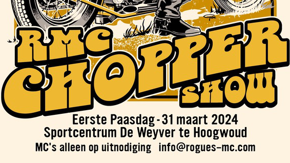 30e Choppershow door Rogues MC