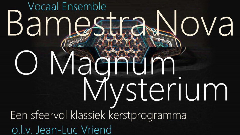 Kerstconcert Bamestra Nova