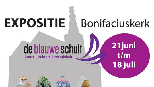 Expositie De Blauwe Schuit in Bonifaciuskerk Medemblik