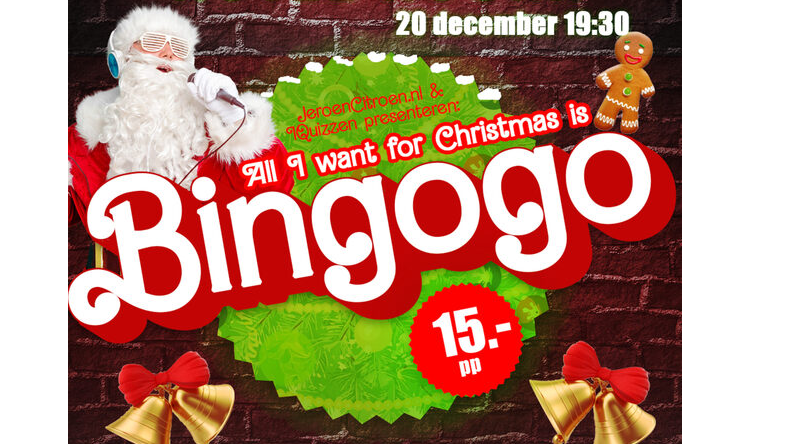 All I want for Christmas is BinGoGo – Foute Kerst Muziekbingo