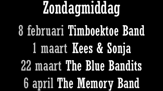 Live muziek met de Timboektoe Band 